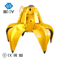 Electric hydraulic multivalve grab bucket,grab self weight 1.5-11 T, high quality and competitive price